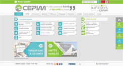 Desktop Screenshot of cepim.fr